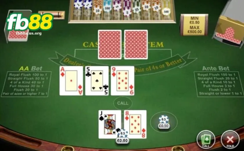 Cách chơi Casino Holdem đơn giản